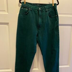 Vintage Green Jeans